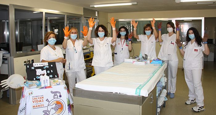 Los profesionales sanitarios de la Gerencia del Área Integrada de Cuenca comprometidos un año más con la Higiene de Manos