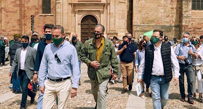 Ortega Smith refrenda en Sigüenza la importancia del mundo rural para VOX