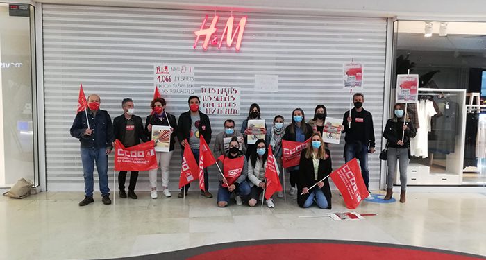 Paro total de las trabajadoras de H&M en Cuenca contra los cierres, despidos y precarización del empleo que plantea la multinacional sueca