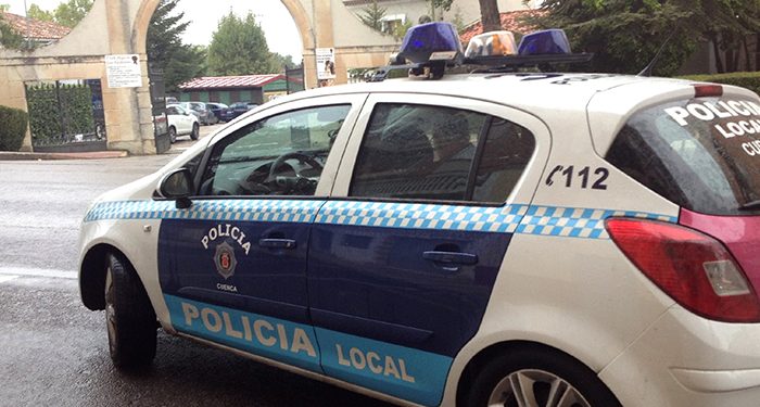 La demolición del muro del colegio La Paz implica afecciones al tráfico en la zona a lo largo de ese día 1 Policía Local Cuenca