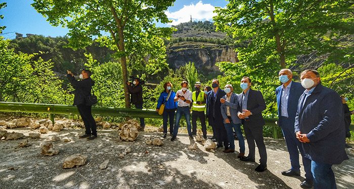 Tierraseca asegura que si la situación lo requiere el Gobierno de España estudiará la activación de un fondo extraordinario para reparar la calle Canónigos