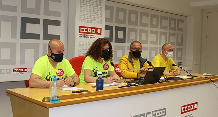 UGT y CCOO denuncian la falta de voluntad de la Junta por resolver los problemas de GEACAM