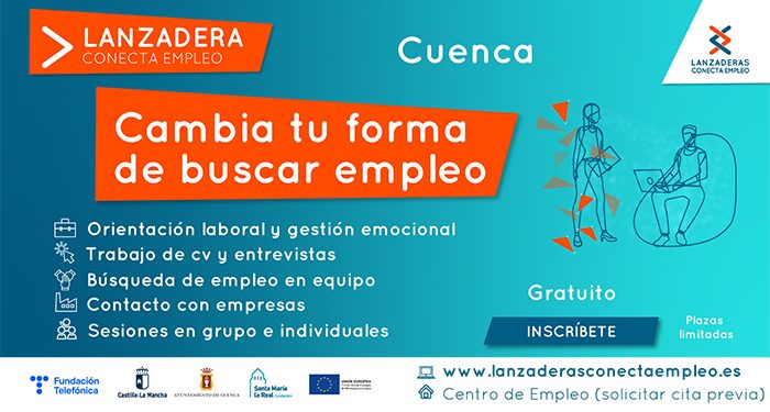 Últimos días para apuntarse a la Lanzadera Conecta Empleo de Cuenca