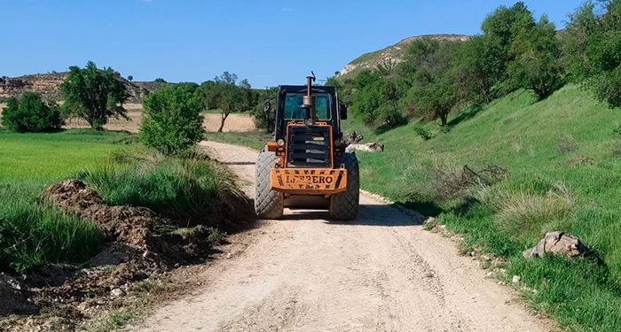 Arreglados cerca de 100 kilómetros de caminos rurales en Huete y pedanías