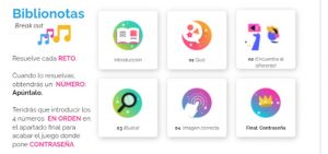 Biblionotas juego virtual de la Red de Bibliotecas Municipales de cuenca para Estival Cuenca 21