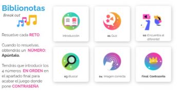 Biblionotas: juego virtual de la Red de Bibliotecas Municipales de cuenca para Estival Cuenca 21