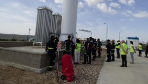 Bomberos del Ayuntamiento de Guadalajara participan en el curso sobre intervención con mercancías peligrosas y gases licuados