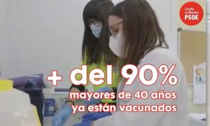  El PSOE publica un vídeo sobre la vacunación en CLM: “Frente a los que se apoyaron en el miedo, la esperanza y la verdad caminan de la mano”