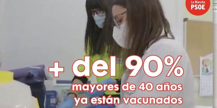 El PSOE publica un vídeo sobre la vacunación en CLM: “Frente a los que se apoyaron en el miedo, la esperanza y la verdad caminan de la mano”
