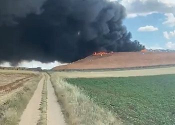 Controlado el incendio en el vertedero de Almonacid del Marquesado