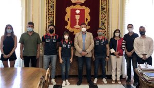 Dolz recibe a los Campeones del Mundo de Karate Sandra Sánchez y Damián Quintero