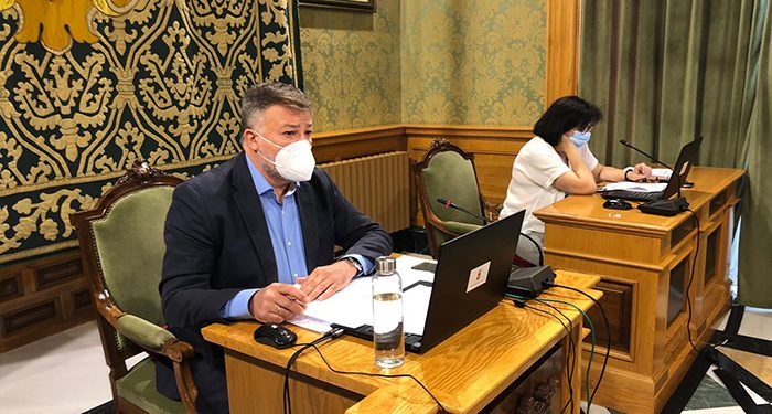 Dolz se marca como objetivo que la reconstrucción del muro de la calle Canónigos esté lista este mismo año 1 Dolz se marca como objetivo que la reconstrucción del muro de la calle Canónigos esté lista este mismo año