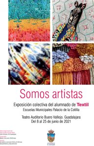 El alumnado del taller de textil de las Escuelas Municipales de La Cotilla expone sus obras desde mañana en el Buero Vallejo