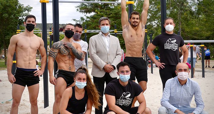 El Ayuntamiento de Guadalajara habilita un parque de Calistenia con elementos y dimensiones profesionales