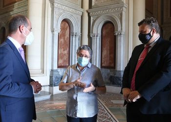 El Ayuntamiento de Guadalajara renueva con la Fundación San Diego Alcalá su colaboración para la apertura al público del Panteón de la Duquesa de Sevillano