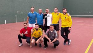 El club Humanes consigue el doblete liga-copa de Frontenis