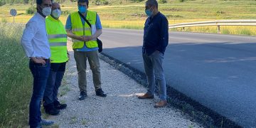 El Gobierno regional acomete mejoras en la CM-2100 entre las localidades de Tortola y Valeria por importe de 500.000 euros