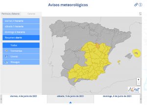 El Gobierno regional activa el METEOCAM en fase de alerta en toda Castilla-La Mancha ante la previsión de fuertes lluvias y tormentas