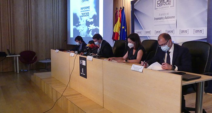 El informe económico 2020 de CEOE-Cepyme Cuenca demuestra el efecto devastador de la crisis del covid 19