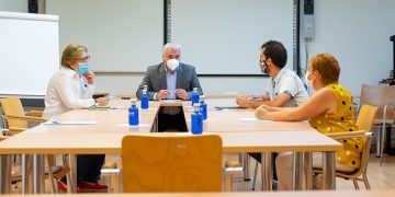 El presidente José Luis Vega se reúne con CCOO Guadalajara para coordinar estrategias de empleo en el medio rural