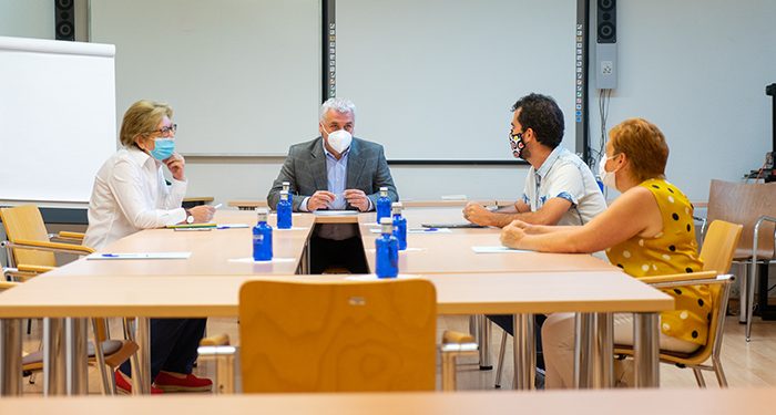 El presidente José Luis Vega se reúne con CCOO Guadalajara para coordinar estrategias de empleo en el medio rural