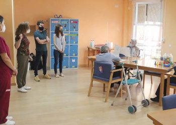 Emotivo regreso a la actividad del Servicio de Estancias Diurnas para mayores de Cabanillas