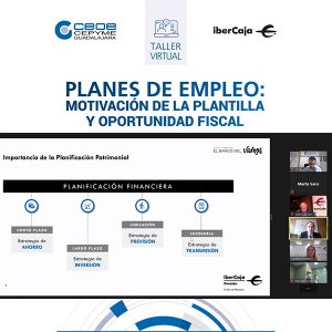 Éxito del webinar “Planes de empleo motivación de la plantilla y oportunidad fiscal” organizado por CEOE-Cepyme Guadalajara
