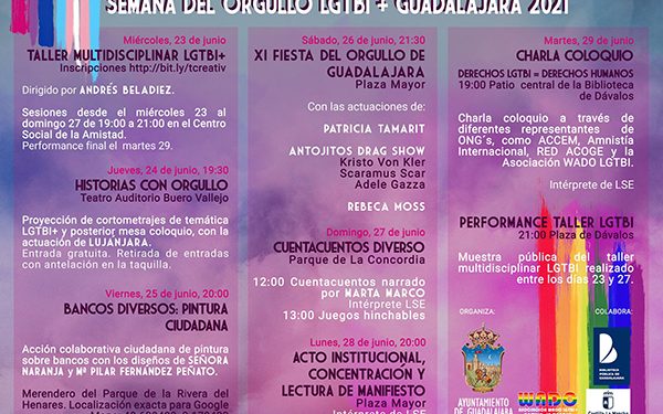 Fin de semana de Orgullo LGTBI y música, humor, y magia con el Solsticio Folk y en ‘Guadalajara vive en sus plazas’