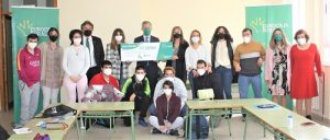 Fundación Eurocaja Rural contribuye a la inserción laboral de ASPRODIQ con 7.000 euros