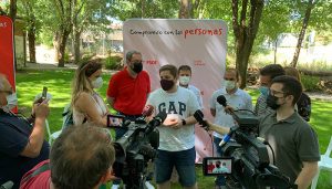 Hernando asegura en Sacedón que “estamos en CLM en la menor incidencia acumulada de toda España”