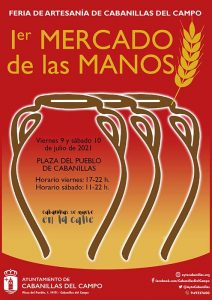 La artesanía provincial se mostrará en el «I Mercado de las Manos de Cabanillas», los días 9 y 10 de julio