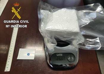La Guardia Civil detiene a una persona con mucha cocaína a la altura de Torremocha del Campo