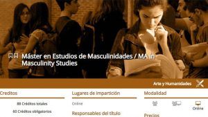 La UCLM impartirá desde octubre un pionero máster en Estudios de Masculinidades