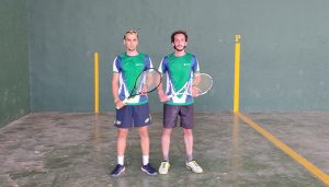 Los alcarreños Adrián Vicente y Sergio Madrid se clasifican para la fase final del Campeonato de España Absoluto de Frontenis 