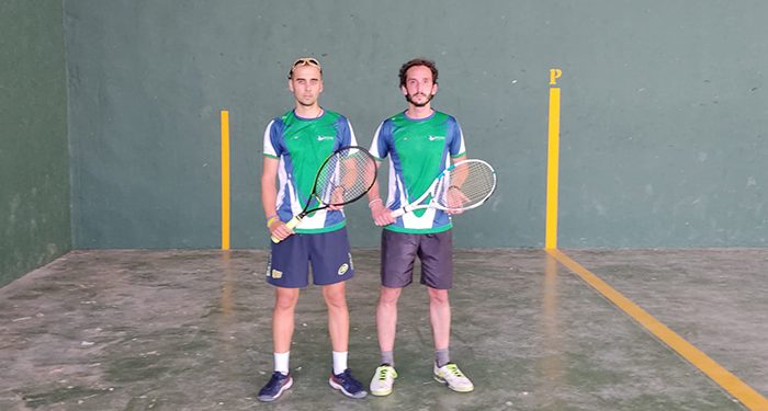Los alcarreños Adrián Vicente y Sergio Madrid se clasifican para la fase final del Campeonato de España Absoluto de Frontenis 