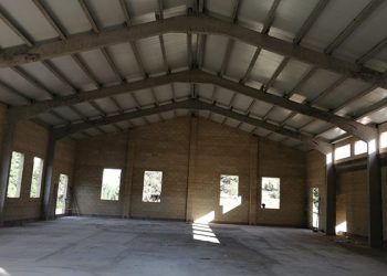 La Diputación de Guadalajara invierte 50.000 euros en el techado del nuevo pabellón deportivo de Corduente