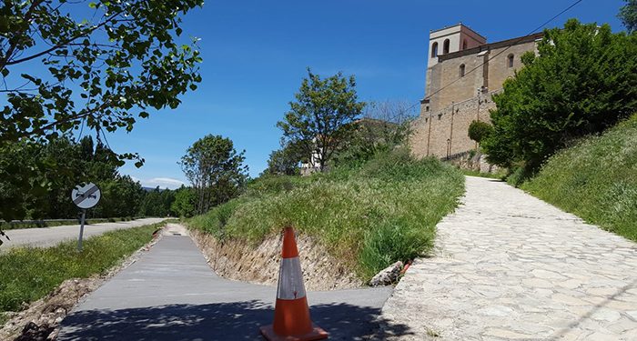 Pareja, a punto de estrenar nuevo carril-bici