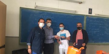Samuel Mateo Rubio, del IES Pedro Mercedes de Cuenca, tercer clasificado en el XIV Juego de Bolsa