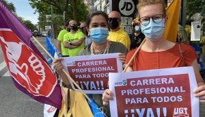 UGT hace que las reivindicaciones de los Profesionales de la Sanidad se “cuelen” en el Día de Castilla la Mancha