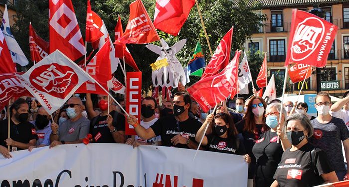 UGT insiste en que los sindicatos no aceptarán salidas forzosas en el ERE de CaixaBank 1 UGT insiste en que los sindicatos no aceptarán salidas forzosas en el ERE de CaixaBank