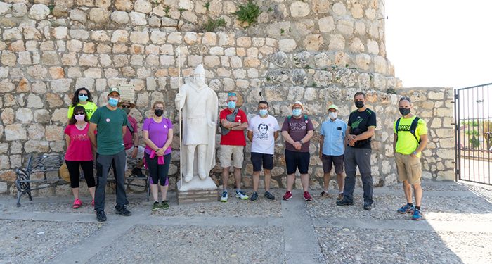 Valdearenas estrena el sello 200 del Camino del Cid con una ruta senderista iniciada en Hita