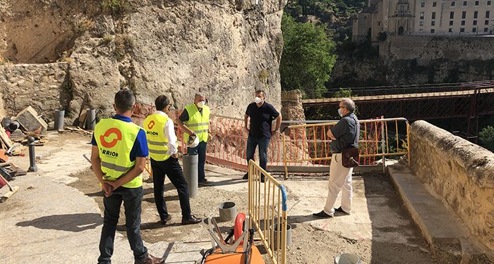 La reconstrucción del muro de la calle Canónigos de Cuenca comenzará en 10 días 1 La reconstrucción del muro de la calle Canónigos de Cuenca comenzará en 10 días