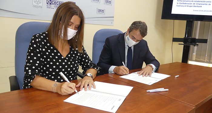 Liberbank y CEOE Cuenca renuevan su convenio para facilitar financiación a las empresas de la provincia
