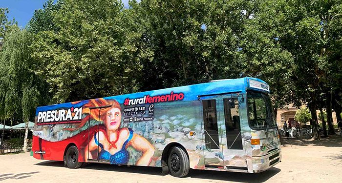 Sigüenza, parada hoy del Autobús de la Repoblación de la feria Presura21 1 Sigüenza, parada hoy del Autobús de la Repoblación de la feria Presura21