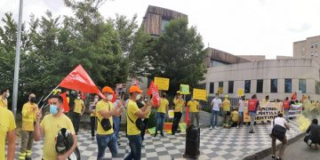 CCOO pide a Escudero que abra una verdadera negociación para poner fin al conflicto de Geacam con el órgano legalmente legitimado el comité de huelga