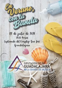 Concierto de la Banda de Música de la Diputación de Guadalajara el jueves 22 en la explanada del San José (Guadalajara capital)