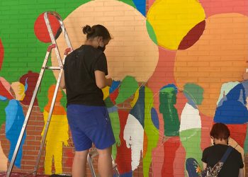 Culmina el museo al aire libre del CEIP “La Paz” de Cuenca