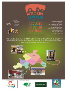El Alto Tajo se estrena con su primera “Ruta de la Tapa”