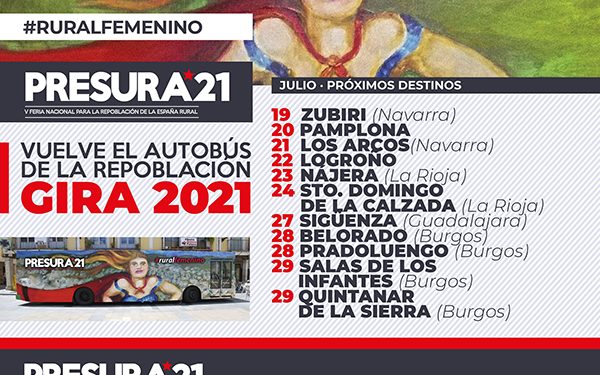 El Autobús de la Repoblación llegará el próximo 27 de julio a Sigüenza