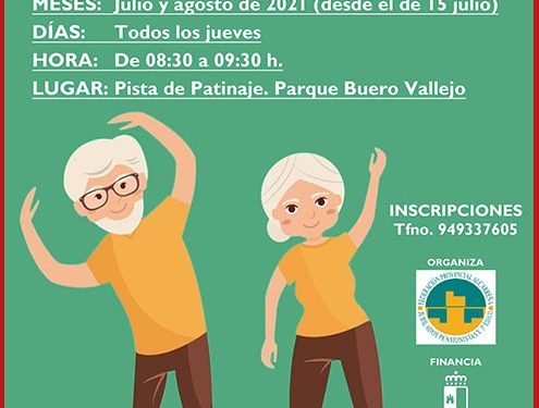 El Centro de Día de Cabanillas lanza un taller de estimulación física para mayores, en el Parque Buero Vallejo